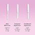 Rael Tampons, Compact Applicator Tampon Made with Organic Cotton - Tampons, Regular Absorbency, BPA-Free, Chlorine Free, Leak Locker Technology (3...