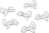 100 Count Squirrel Shaped Paper Clips Great for Paper Clip Collectors or Office Gift - Comes in Round Tin with Lid and Gift Box (Gray)...