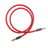 Red 6ft Gold Plated Design 3.5mm Male to 2.5mm Male Car Auxiliary Audio Cable Cord Headphone Connect Cable for Apple, Android Smartphone, Tablet a...