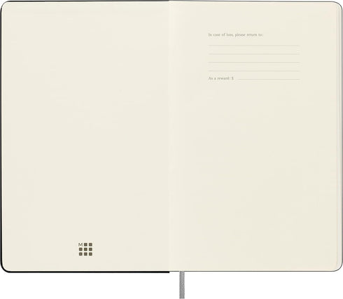 Moleskine Smart Notebook, Large, Plain, Black, Hard Cover (5 x 8.25)...