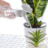 White Bottle Cap Sprinkler 2 in 1 Reusable Plastic Sprinkler Nozzle for Flower Bottle Watering Cans Shower Head Garden Tool Grey Color Lawn and Ga...