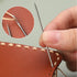 9 Pcs Heavy Duty Hand Sewing Needles Kit,Leather Sewing Needles with 5 Leather Hand Sewing Needle and 4 Curved Needle for Home Upholstery,Leather ...
