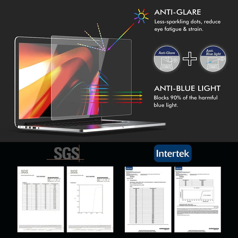 Anti Blue Light Tempered Glass Screen Protector for iPhone15 Pro 6.1", Blocks Harmful Blue Light, Reduce Digital Eye Strain Help Sleep Better...