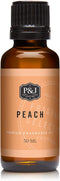 P&J Trading Fragrance Oil | Peach Oil 30ml - Candle Scents for Candle Making, Freshie Scents, Soap Making Supplies, Diffuser Oil Scents...