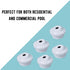 Southeastern 5 Pack Pool Spa Eyeball Jet 1/2" Opening 1.5" Threaded Adjustable Angle...