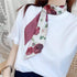 Rose Fashion Bag Handbag Handle Ribbon Scarf Polka Dot Printing Neckerchief Scarf Easy to Wear,Fashion Scarves,Scarves and Wraps Fashion...