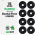 Dental Floss Refill Rolls, Charcoal Woven Thread, 8 Pack, Mint...