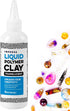 4oz. Translucent Liquid Polymer Clay Bakes to Solid - Oven Bake Clay for Jewelry, Mixed Media, Home Decor, and More - Easy to Use Clear Polymer Cl...