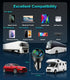 66W USB C Car Charger 4 Port Car Charger Adapter with 30W PD, 3.1A Aluminium Alloy Car Cigarette Lighter USB Charger with LED Voltmeter Compatible...