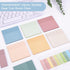 EOOUT 650 Sheets Transparent Sticky Notes, 11 Pack Bible Study Supplies 19 Colors Clear Self-Sticky Notes, Office & School Study Supplies...