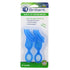 Brilliant Oral Care Baby’s First Toothbrush, Smooth Silicone Bristles Gently Clean Tender Teeth and Gums, for Ages 4+ Months, Blue, 2 Pack...
