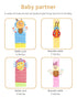 Wrist Rattle Foot Finder Sock for 0-36 Months Baby Boys and Girls, Newborn Baby Soft Hand & Feet Rattle 0-3 Years, Arm Leg Babies Development Toys...