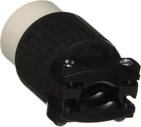 EATON L1420C Arrow Hart Safety Grip Heavy Duty Grounded Polarized Twist Lock, 125/250 V, 20 A , Black...