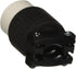EATON L1420C Arrow Hart Safety Grip Heavy Duty Grounded Polarized Twist Lock, 125/250 V, 20 A , Black...