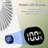 Desk Fan 5 Speeds/180° Adjustable/Wall Hang/Rechargeable Mini Fan?USB Fan Silent Powerful?Wireless Bedside Fan?Portable Fan for Bedroom,Office,Lib...