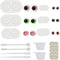 OLYCRAFT 6PCS Doll Eye Mold Eyeball Resin Molds, Resin Eyeball Casting Decorative Epoxy Eye Mold with Accessories for DIY Crafts Party Decorations...