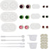 OLYCRAFT 6PCS Doll Eye Mold Eyeball Resin Molds, Resin Eyeball Casting Decorative Epoxy Eye Mold with Accessories for DIY Crafts Party Decorations...