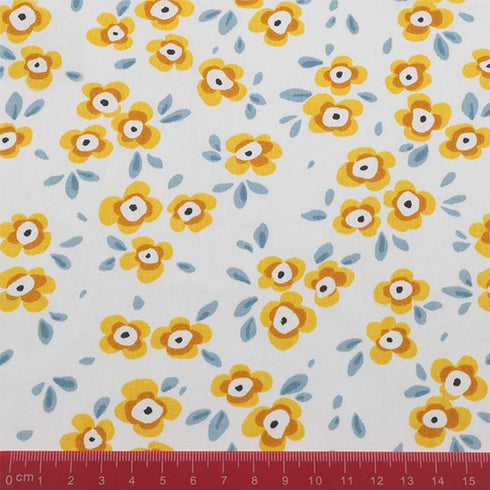 Hanjunzhao Yellow Fat Quarters Cotton Fabric Bundles 18 x 22 inch for Quilting Sewing Crafting...