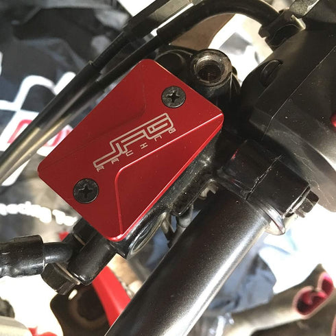 Motorcycle CNC Front Brake Fluid Reservoir Cover Cap Compatible To XR50/XR100 CRM50 CRM80 FTR223 SL230 XR230 CRM250R/AR CRF250L CRF250M CRF250RALL...