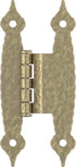 Amerock BPR3406BBZ | Cabinet Hinge | 3/8 in (10 mm) Offset Non-Self Closing Face Mount | Golden Champagne | Kitchen Cabinet Door Hinge | 1 Pair/2 ...