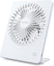 Zuvas Desk Fan Battery Operated Fan Rechargeable 180°Tilt Folding Personal Fan Ultra Quiet Small Portable 3 Speed Adjustable Strong Wind Fan For O...