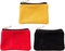 3 PCS Canvas Coin Purse Pouch Mini Wallet Small Zipper Pouch Change Bags for Credit Card Coin Keys...