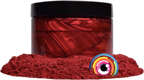 Eye Candy Pigments Premium True Red Mica Powder - Senshi Red (25gr) - for Epoxy, Resin, Soap, Paint, Woodworking, Acrylic Pouring, Bath Bombs, Fis...