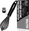 Walfos Silicone Whisk, Stainless Steel Wire Whisk - Heat Resistant Kitchen Whisks for Non-stick Cookware, Balloon Egg Beater Perfect for Blending,...