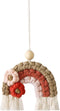 Rainbow Charm Decoration with Lovely Daisy for Home Office Car Interior, Hanging Air Freshener Essential Oil Diffusers (Red)...
