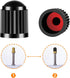 Presta Valve Adapter, Convert Presta to Schrader Adaptor for Bike, Inflate Tire Using Standard Pump or Air Compressor, Tire Valve Caps(4PCS)...