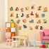 DEKOSH Alphabet Wall Decals - Colorful ABC Wall Stickers for Kindergarten, Playroom & Baby Nursery...