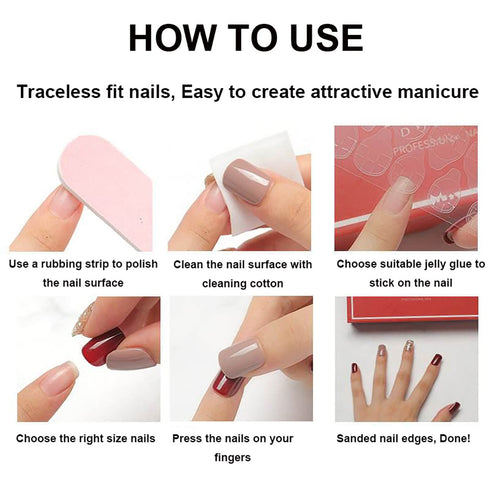 24Pcs Pink Press on Nails Short Square Fake Nails Pink Glitter Full Cover Artificial Nails Glue on Nails Nude Glossy Designs Nails Art Supplies Co...