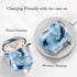 Marble Soft Earphone Case Compatible with AirPods Cover, Full Protective Soft TPU AirPods Cover Compatible with AirPods 1&2 Wireless and Wired Cha...