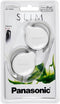 Panasonic RPHS46EW White Slim Headphones Clip Type Earphones RP-HS46...