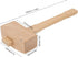 13.8'' Beech Wood Mallet, Manual Ice Hammer Mallet Solid Carpenter Wooden Hammer, Woodworking Carving Mallet Woodworking Hand Tool...