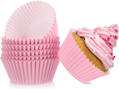 Baking Cups, 100 pieces Paper Cupcake Liners Wrappers Nonstick Muffin Molds Baking Cup Holders for Wedding, Birthday, Baby Shower or Holiday Party...