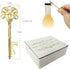 WODEGIFT 20 PCS Key Bottle Openers,Vintage Skeleton Key Bottle Opener,Wedding Favors Bottle Opener with 20Pcs Tag Cards and 20Pcs Key Chains(Gold?...