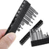 20 Pcs 12 Holes Hex Shank Bit Holder Screwdriver Head Storage Case Drill Bit Organizer Plastic Drill Bit Case Drill Bit Storage Fit for 1/4 Inch H...