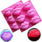 2 Pack Hot Lips Soap Molds, 3D Sexy Red Lips Kisses Collection Silicone Molds Chocolate Candy Bath Bomb Lotion Bar Mould Ice Cube Tray Cupcake Cak...