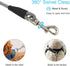 Small Dog Leash 7FT, Lightweight Nylon Rope Leash for Puppy Pets, Cats, Small Animals Medium Dogs Walking, Black...