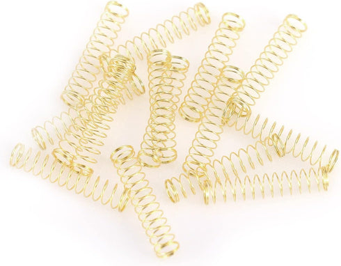 DUROCK Gold Plated Springs 63.5g Long Spring Custom Mechanical Keyboard Switch Springs Compatible with Cherry MX and Variant Mecha 63.5g Long 110p...