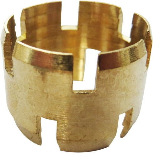 Legines Brass DOT Air Brake Hose Ends Fitting, Sleeve, 3/8" I.D. Tubing, Pack of 5...