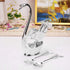 Coffee Spoon Stand, Decorative Swan Base Holder Metal Coffee Dessert Dinner Set Teaspoon Fruit Dessert Flatware Swan Base Holder (silvery white)...