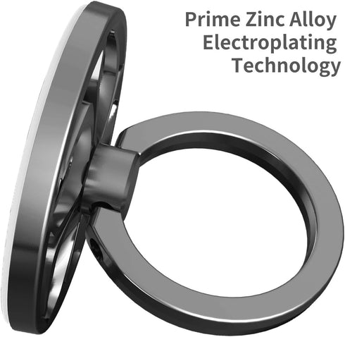 Anti-Anxiety Finger Ring Stand, ebulous 360° Rotation Spinner Mobile Cell Phone Ring Stand Holder with Grip Kickstand Universal [Washable/Reusable...