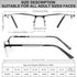 2-Pack Blue Light Blocking Reading Glasses Men Women Spring Hinge Computer Reading Glasses Metal Frame (Mixed Color, 3.5...