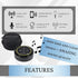 Portable Bluetooth Shower Speaker with Travel Case, Best Waterproof IPX7, Wireless Pairs with Bluetooth Devices, Enjoy at The Pool, Beach, Camping...