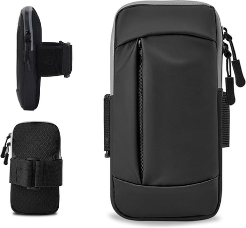 Phone Holder for Running Armband Cell Phone Holder iPhone 15 14 13 12 11 Pro Max Xs Xr X 8 7 Plus SE Mini Galaxy Ultra S24 Note Carrier Pouch, Exe...