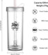 Portable Travel Coffee Press (16oz) - Double Wall with lids and Straws -Single Serve French Press for Travel, Home, Office, & More -No Leak Coffee...