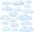 DECOWALL DS-8030 Clouds Kids Wall Stickers Wall Decals Peel and Stick Removable Wall Stickers for Kids Nursery Bedroom Living Room (Small)...