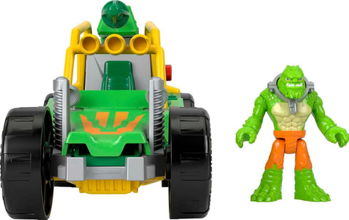 Fisher-Price Imaginext DC Super Friends Toy Killer Croc Figure & Buggy Car with Projectile Launcher for Pretend Play Kids Ages 3+ Years...